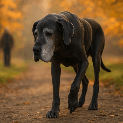 Waarom oudere honden stroever worden en hoe natuurlijke ondersteuning helpt