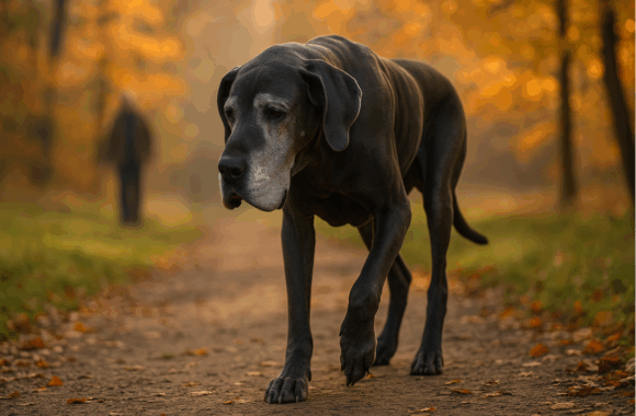 Waarom oudere honden stroever worden en hoe natuurlijke ondersteuning helpt